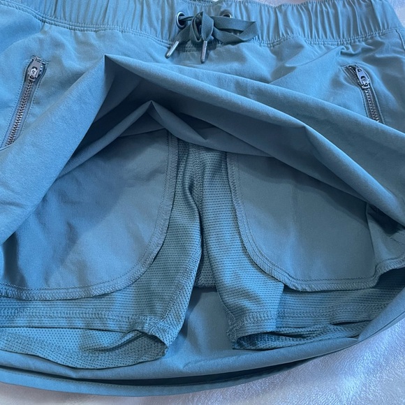 Athleta Olive Green Outdoor Sport Golf Skirt‎ Shorts Skort Size XS Summer Travel - Picture 8 of 10